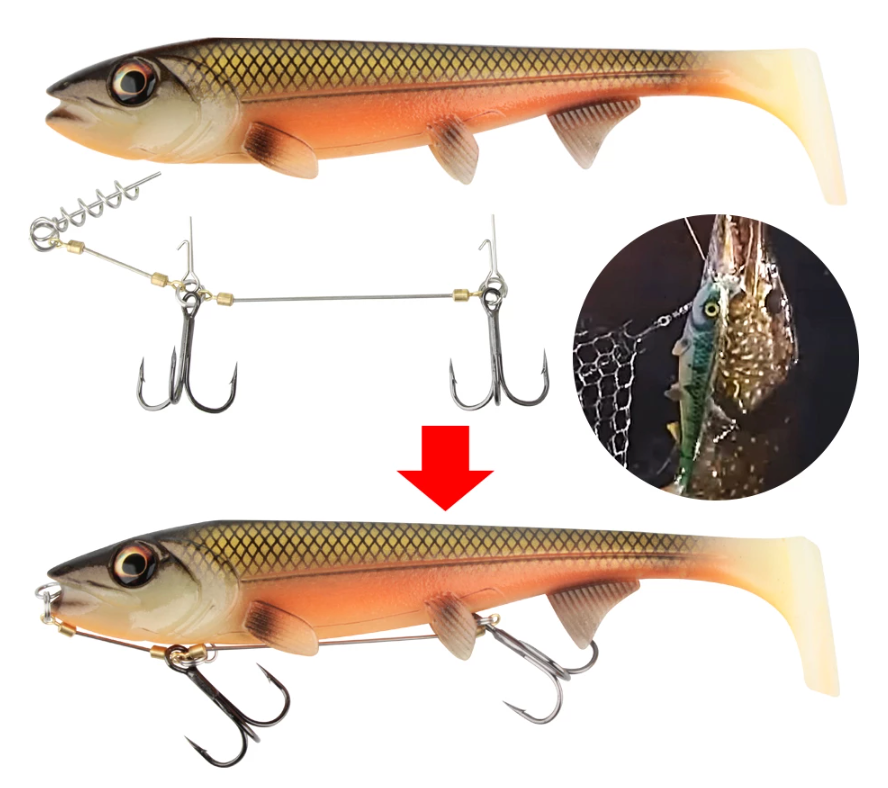 Leurre swimbait ultime pour brochet : Attrapez plus de poissons dès maintenant !