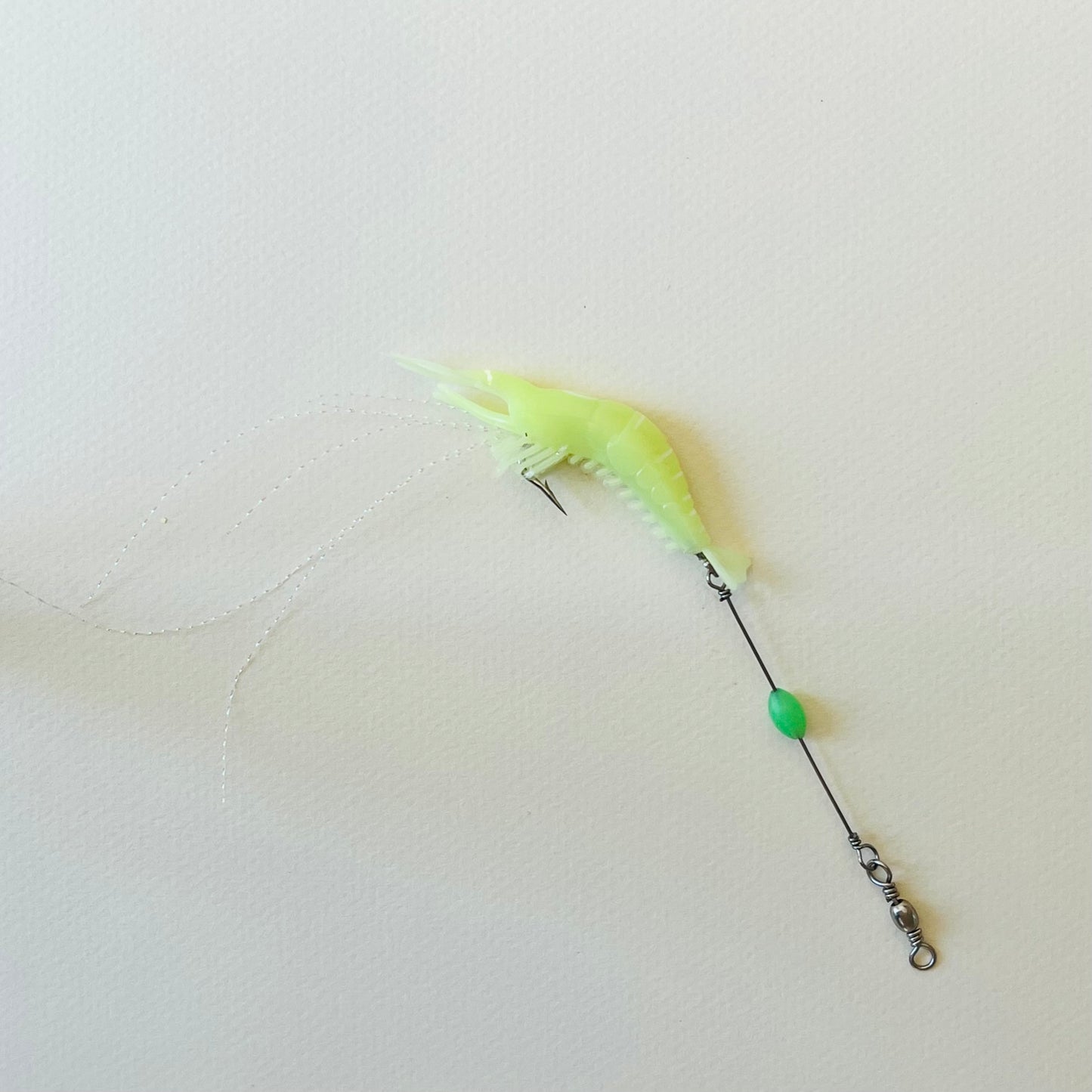 Crevette Souple : Le leurre parfait pour imiter les proies naturelles 5,5 grammes blanc