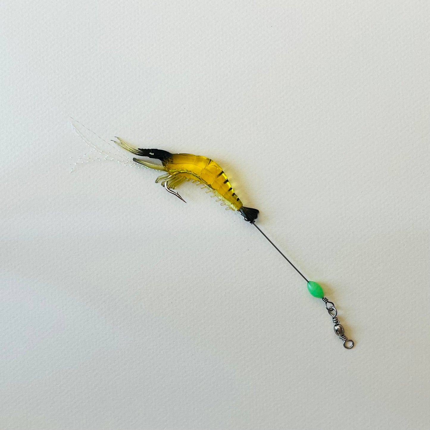 Crevette Souple : Le leurre parfait pour imiter les proies naturelles 5,5 grammes jaune