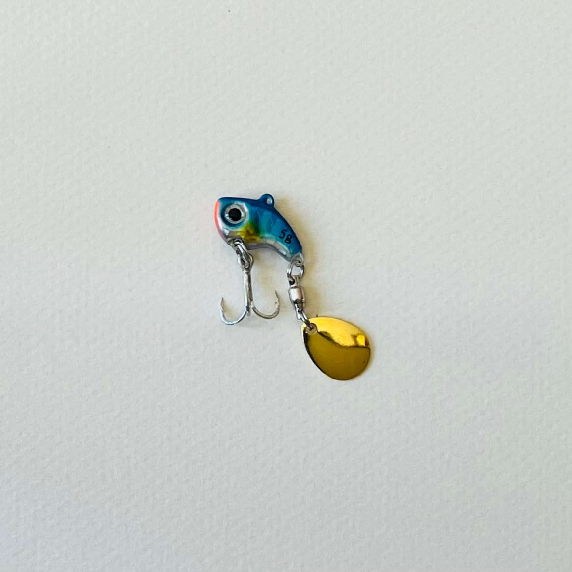 Lot de 2 Leurres de pêche carnassier cuillère 5 grammes tailspin