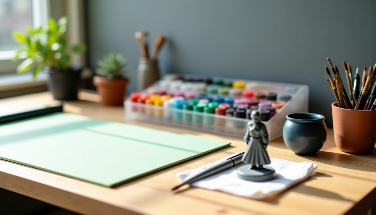Aménager son atelier de figuriniste : équipement minimal requis